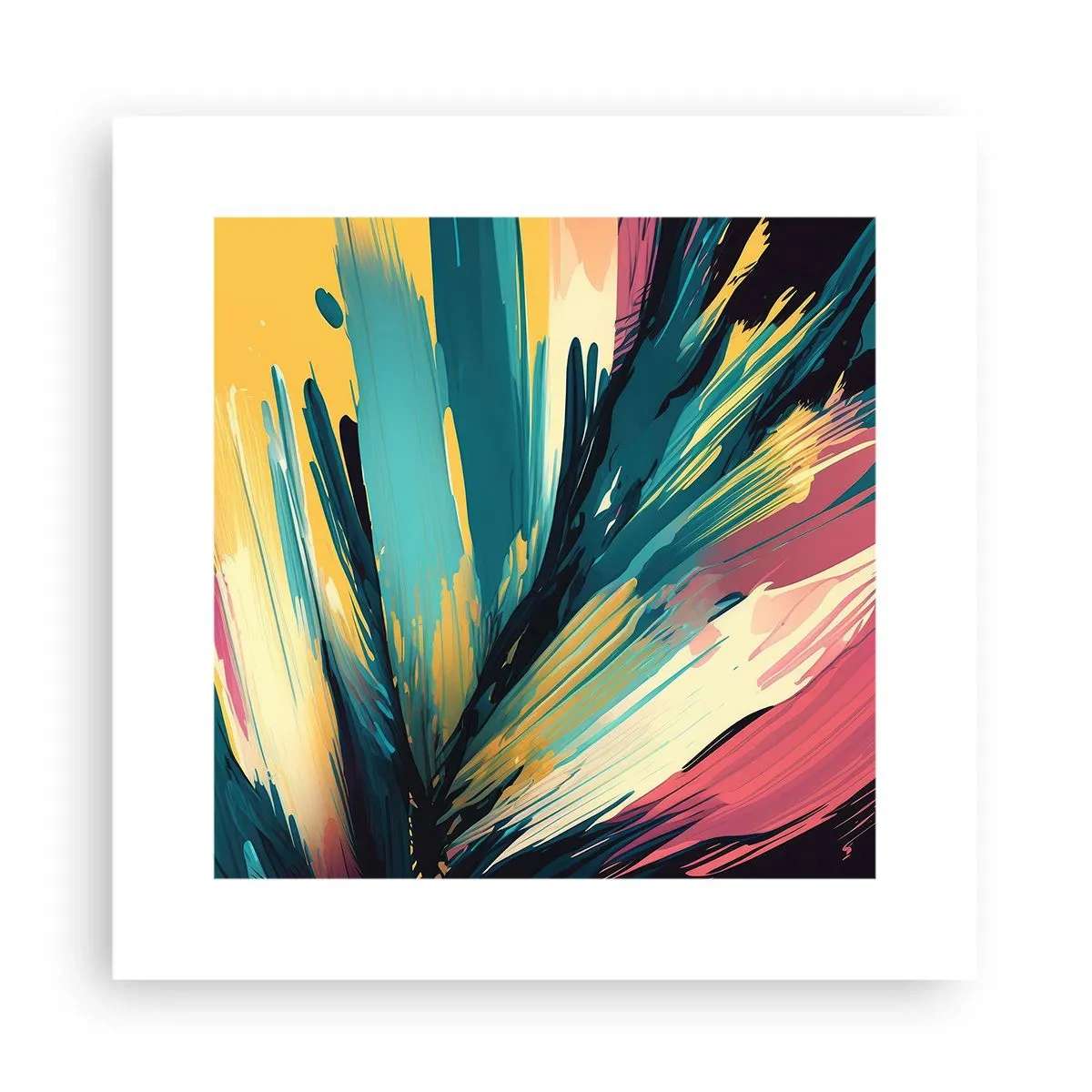 Pôster - Composição – uma explosão de alegria - 30x30 cm
