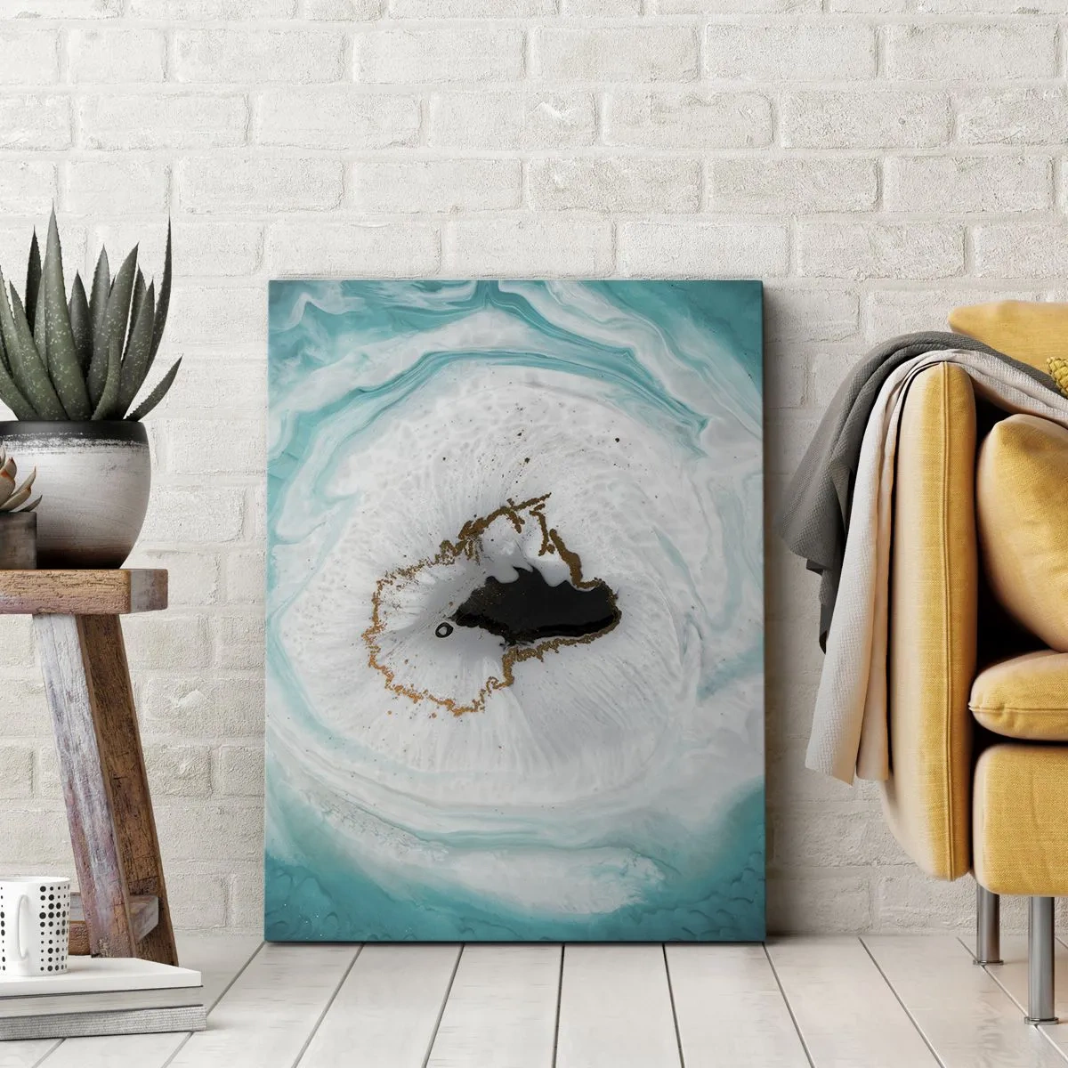 Quadro em tela - Penetrar no interior - 65x120 cm