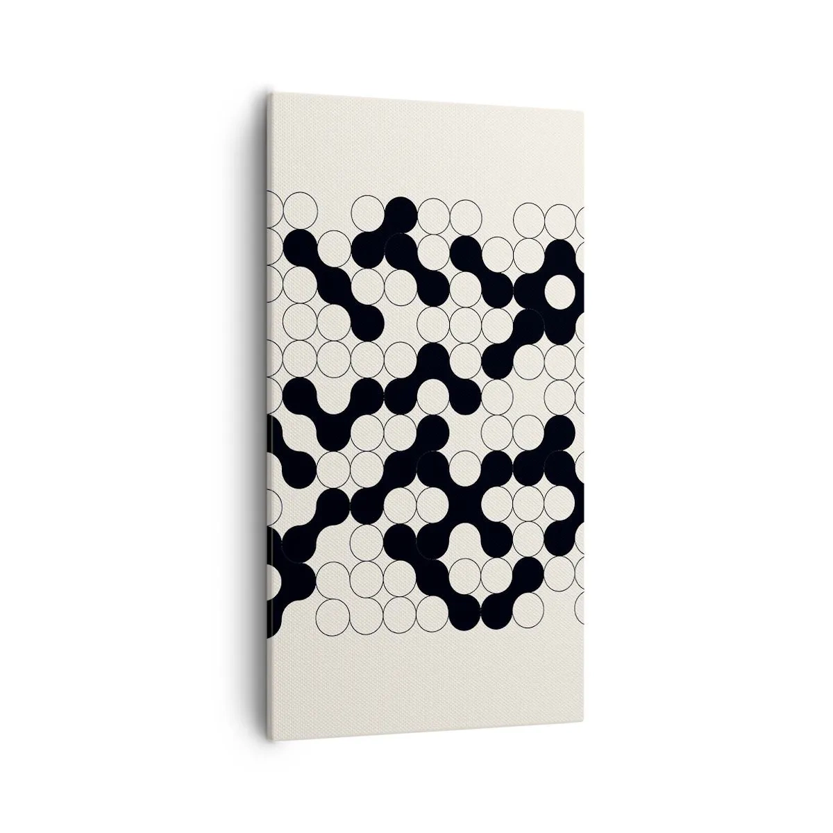 Quadro em tela - Jogo chinês – variação - 55x100 cm