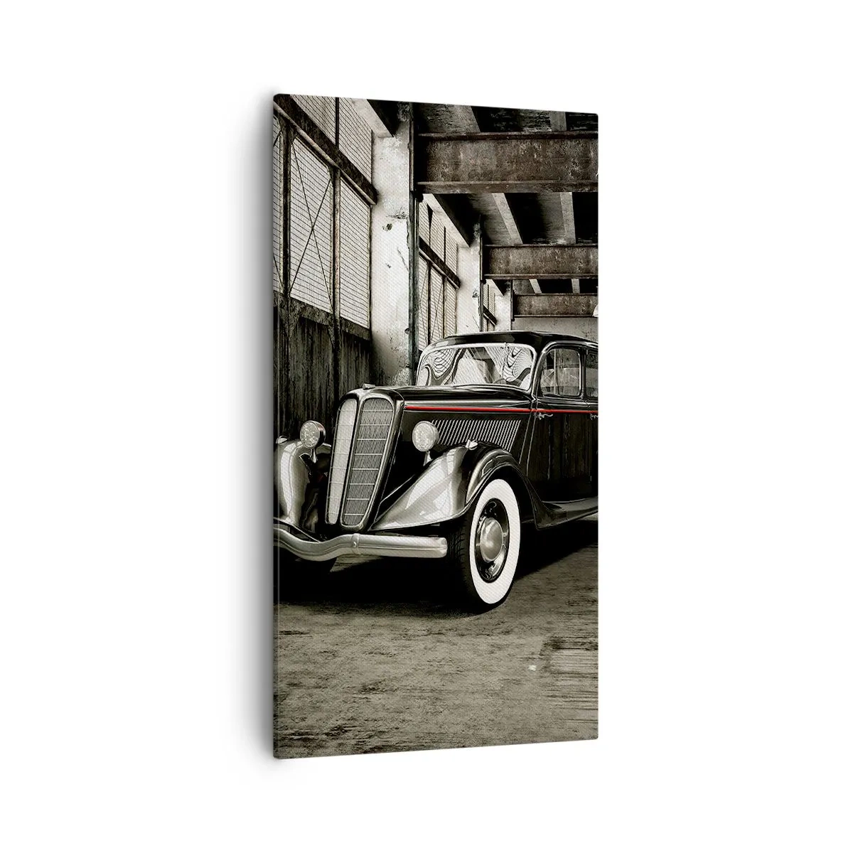 Quadro em tela - A elegância duradoura dos anos 30. - 55x100 cm