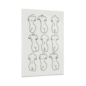 Quadro em vidro - Apenas Vênus - 70x100 cm