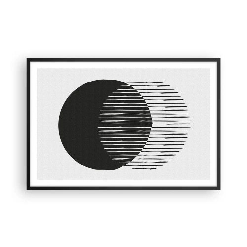 Pôster com moldura preta - Seu alter ego - 91x61 cm