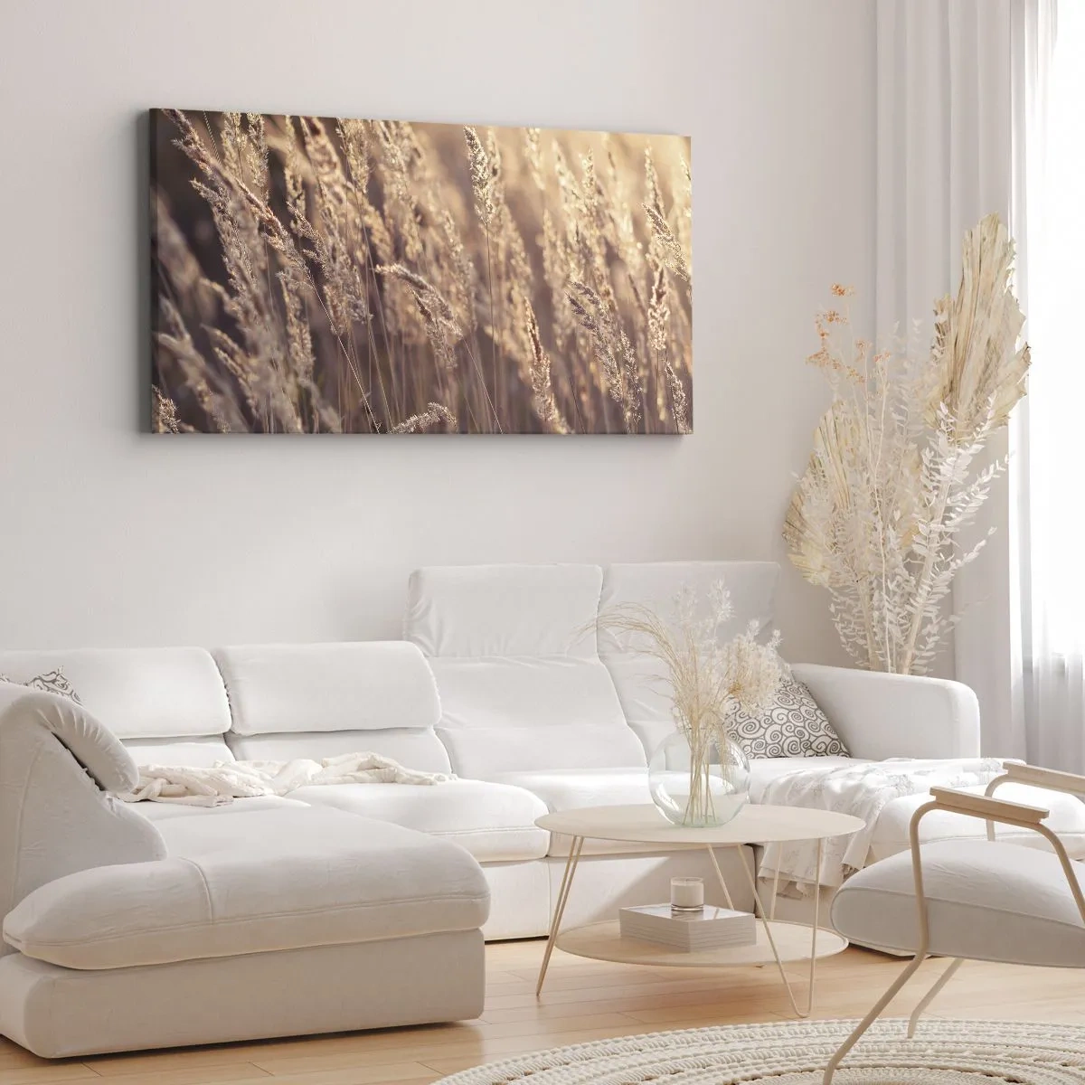 Quadro em tela - Pronto para receber o outono - 100x40 cm