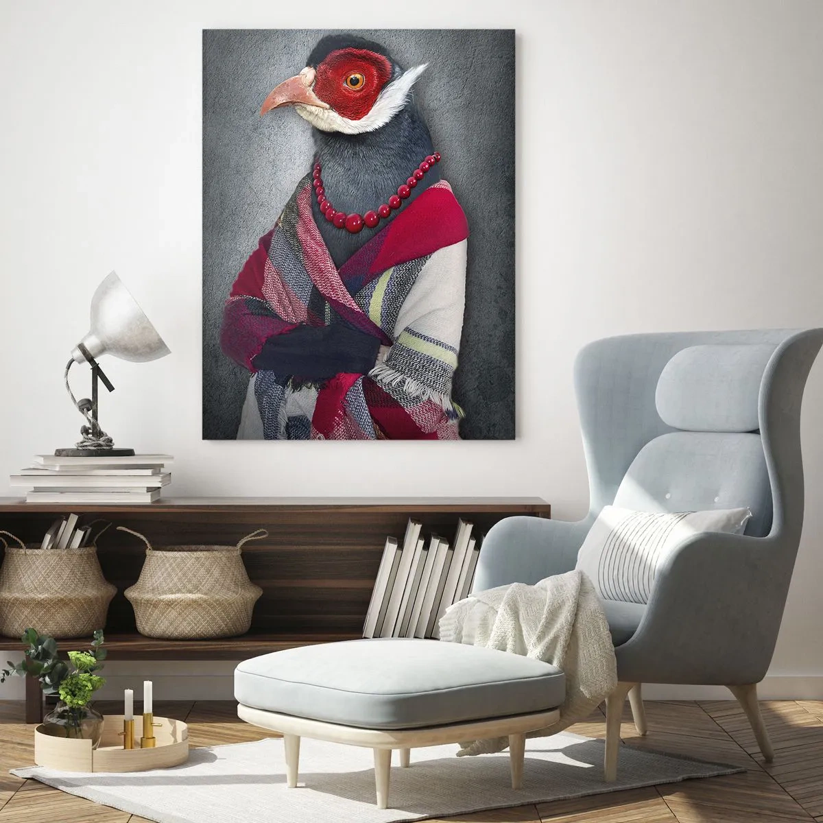 Quadro em vidro - O que estou a fazer aqui?! - 50x70 cm