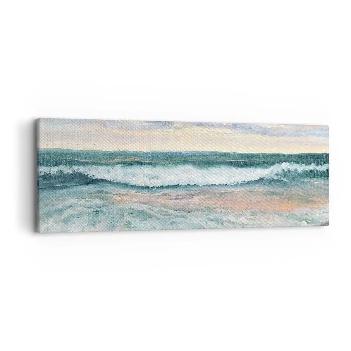 Quadro em tela - Aqui suavizas a alma - 90x30 cm