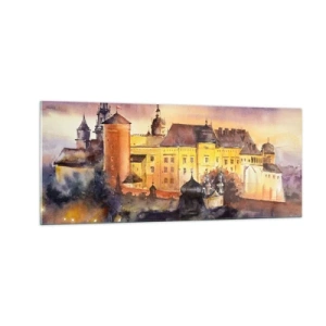 Quadro em vidro - História e conto de fadas - 100x40 cm