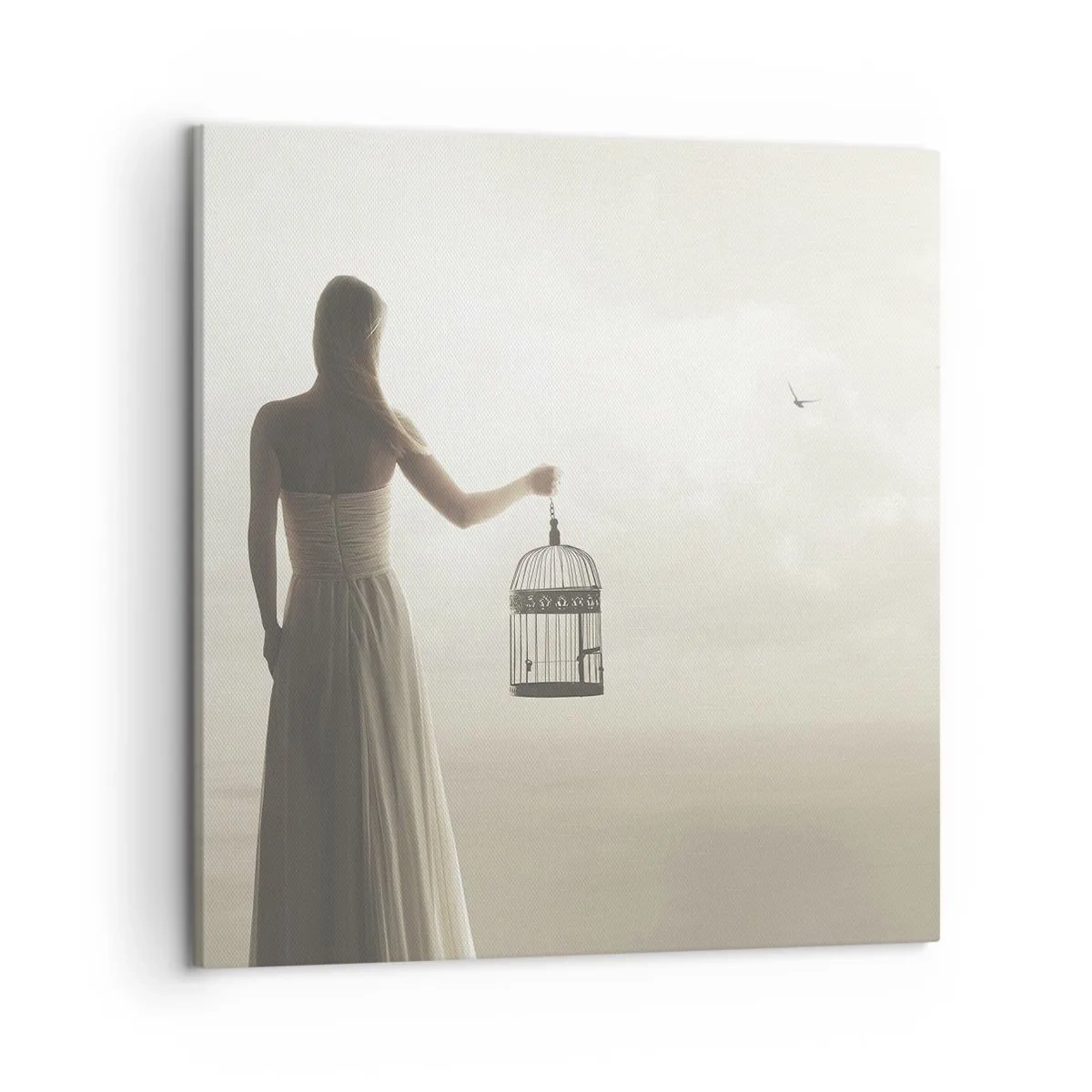 Quadro em tela - Seja livre - 50x50 cm