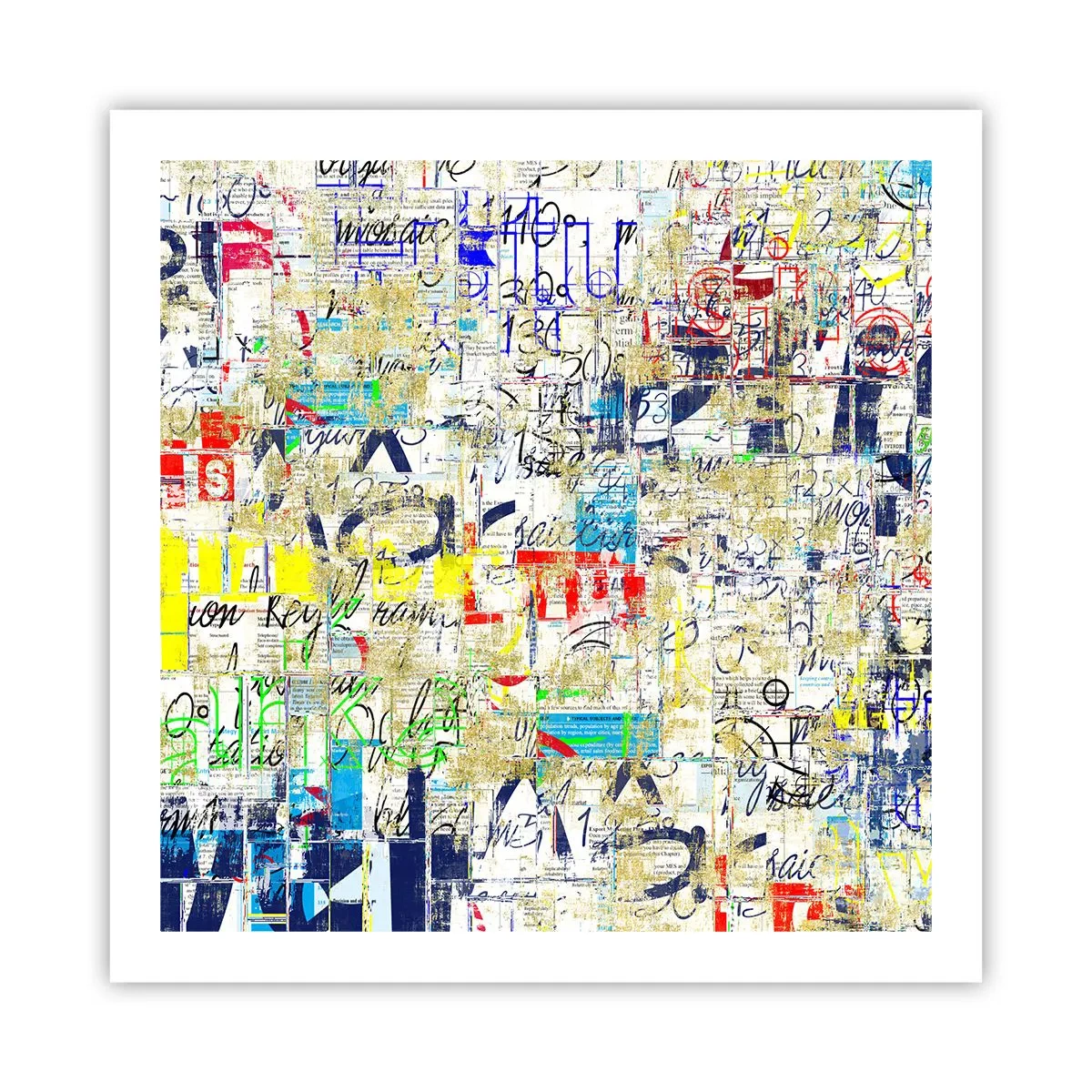 Pôster - Simplesmente agradável aos olhos - 60x60 cm