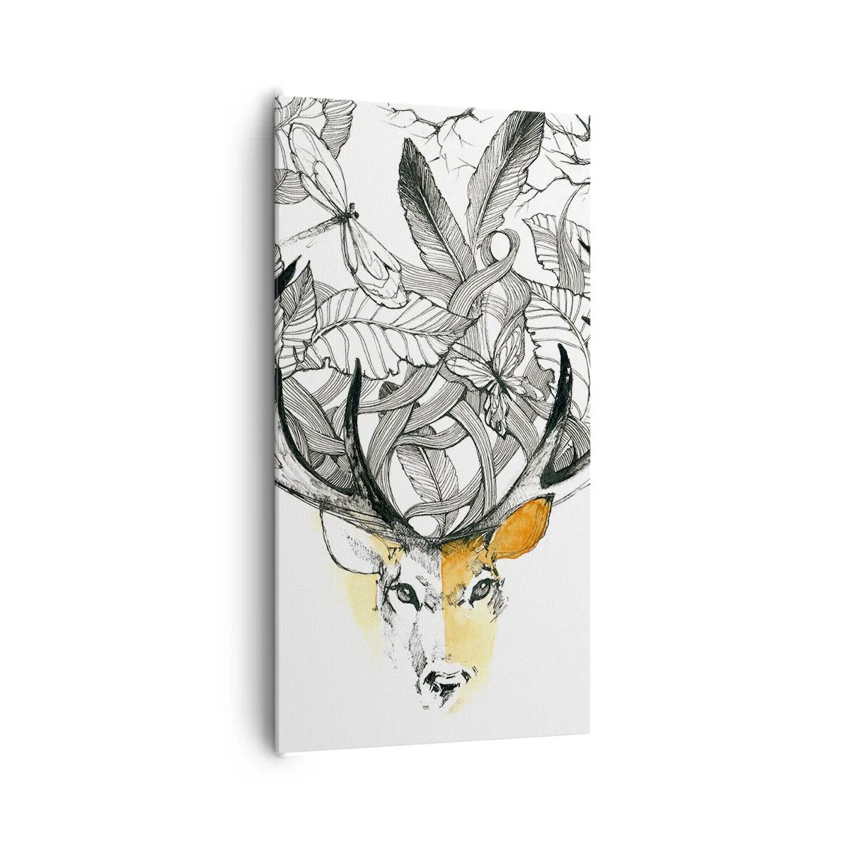 Quadro em tela - Chifres da abundância - 65x120 cm