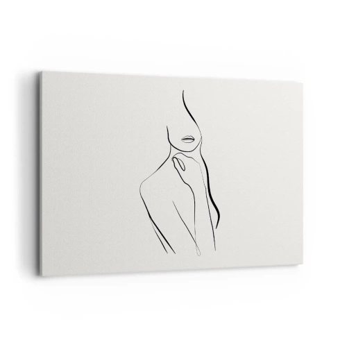 Quadro em tela - Uma onda de melancolia - 120x80 cm