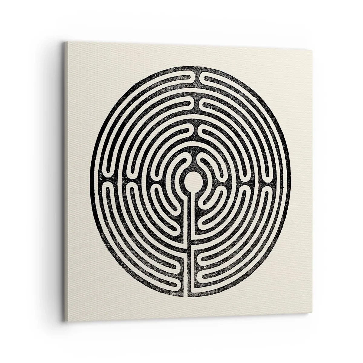 Quadro em tela - Ordem misteriosa - 60x60 cm