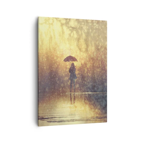 Quadro em tela - Sinto alguém a olhar para mim - 50x70 cm