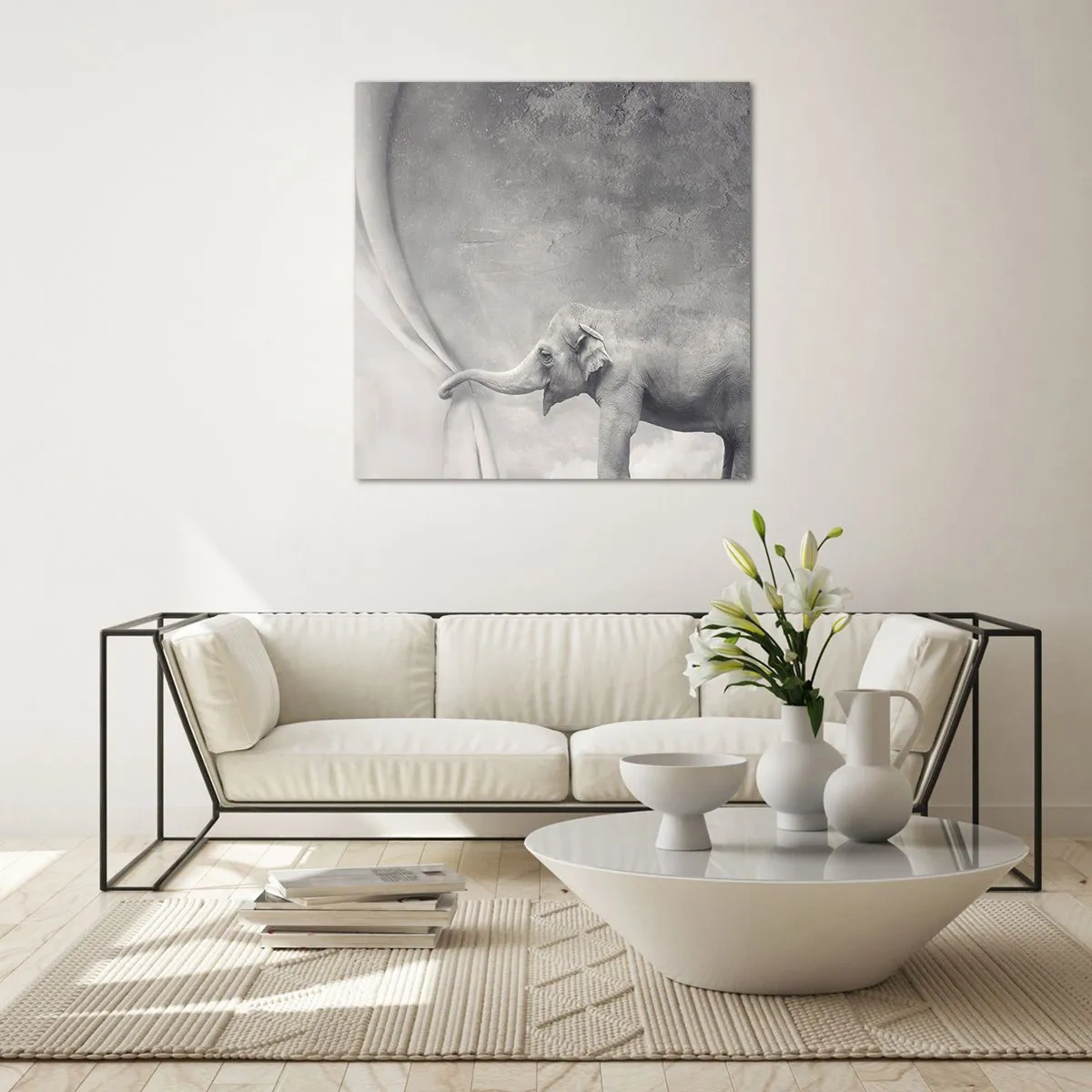 Quadro em vidro - Desvendando o mistério - 50x50 cm