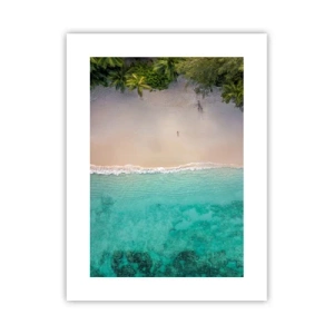 Pôster - Praia do paraíso - 30x40 cm