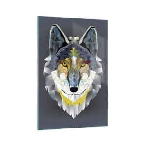 Quadro em vidro - Quem não quer ser lobo, não lhe veste a pele - 70x100 cm