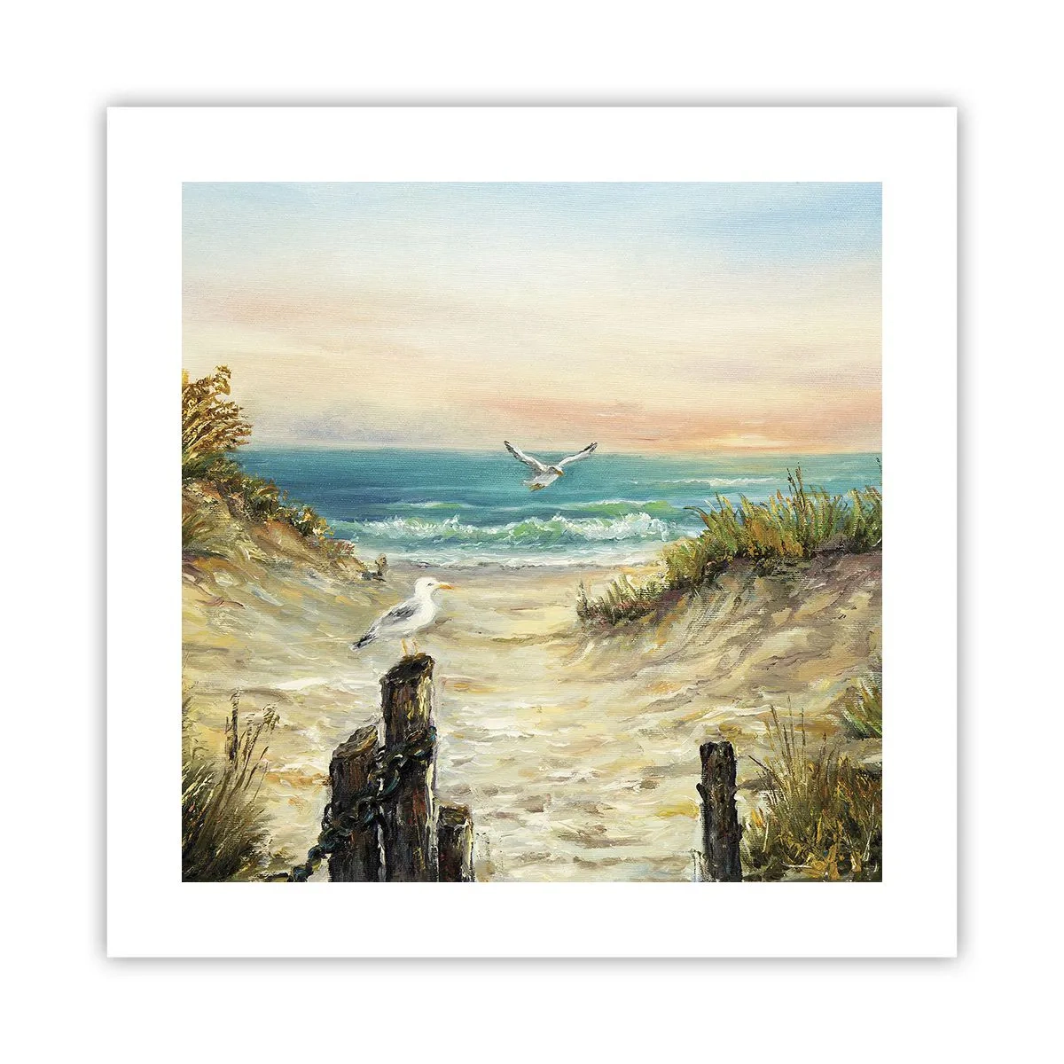 Pôster - Refúgio sem vento - 40x40 cm