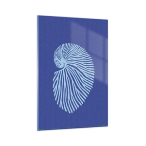 Quadro em vidro - O nascimento da concha - 80x120 cm