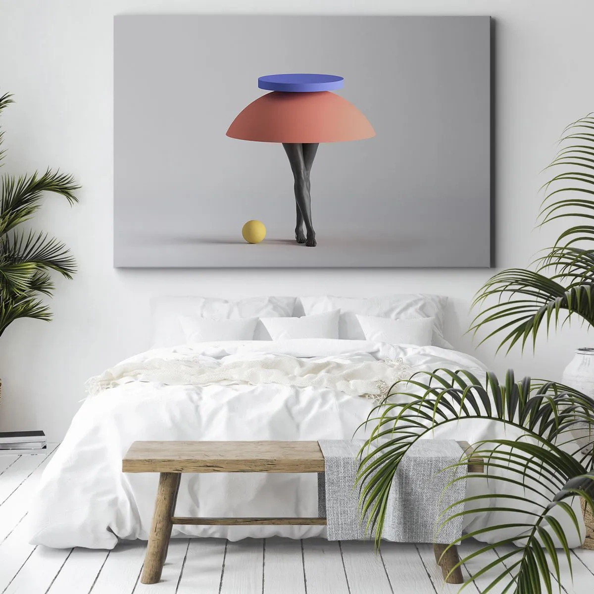 Quadro em tela - Composição surrealista - 120x80 cm