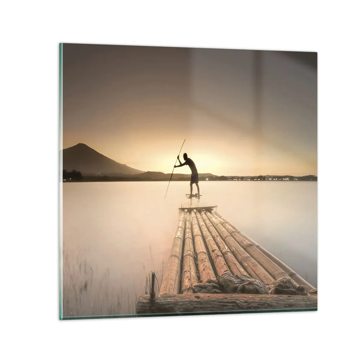 Quadro em vidro - Antes de descansar - 50x50 cm