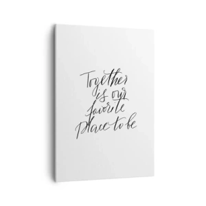 Quadro em tela - Também sente isso? - 50x70 cm