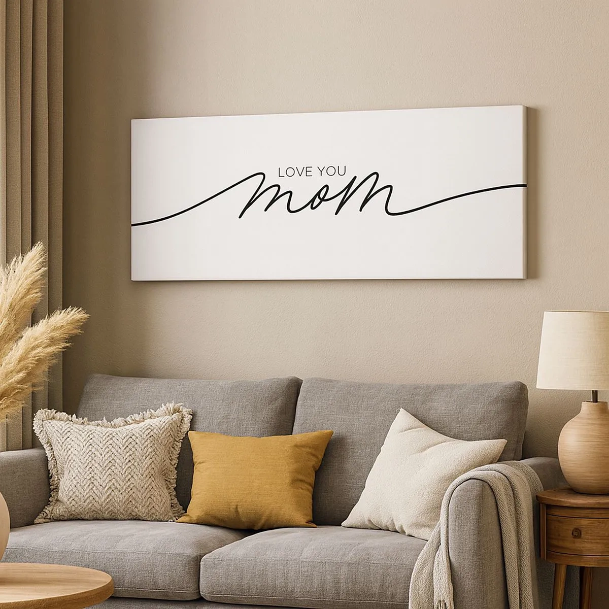 Quadro em tela - Uma grande emoção - 100x40 cm