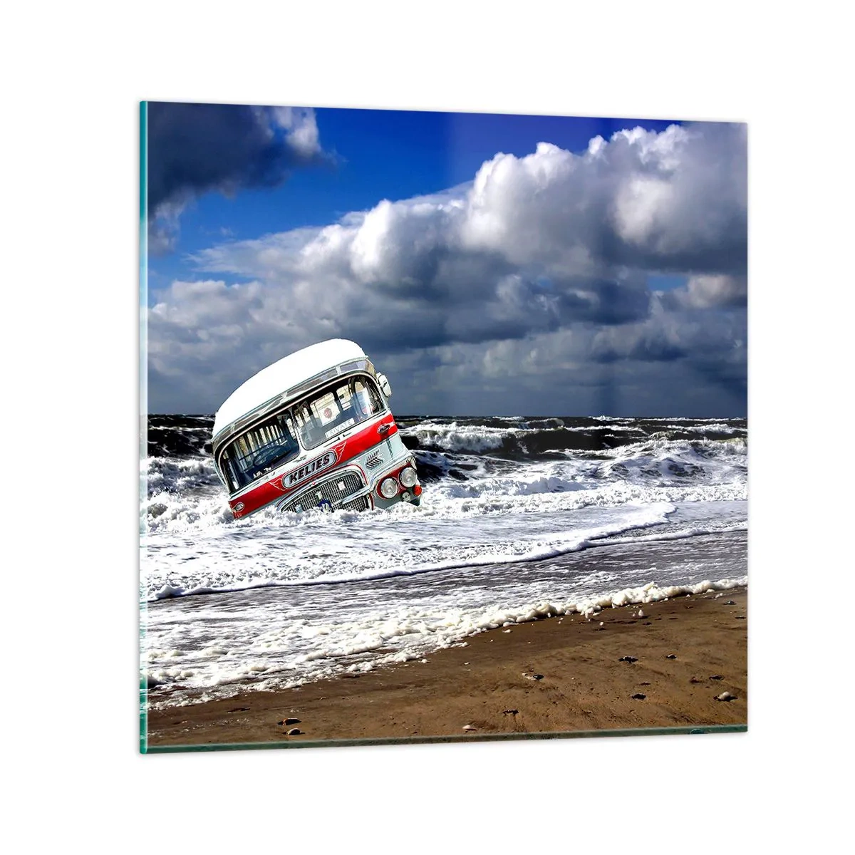 Quadro em vidro - E por que a surpresa? - 70x70 cm