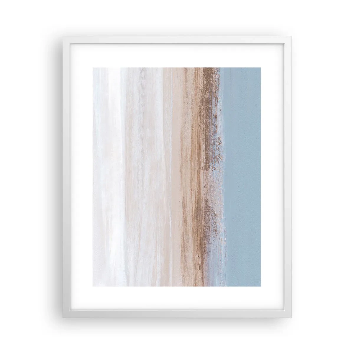 Pôster em moldura branca - Paisagem ambígua - 40x50 cm