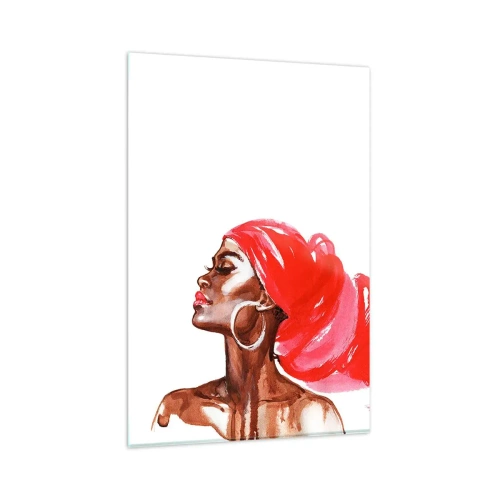 Quadro em vidro - Há um vento que abre as narinas de um homem - 80x120 cm