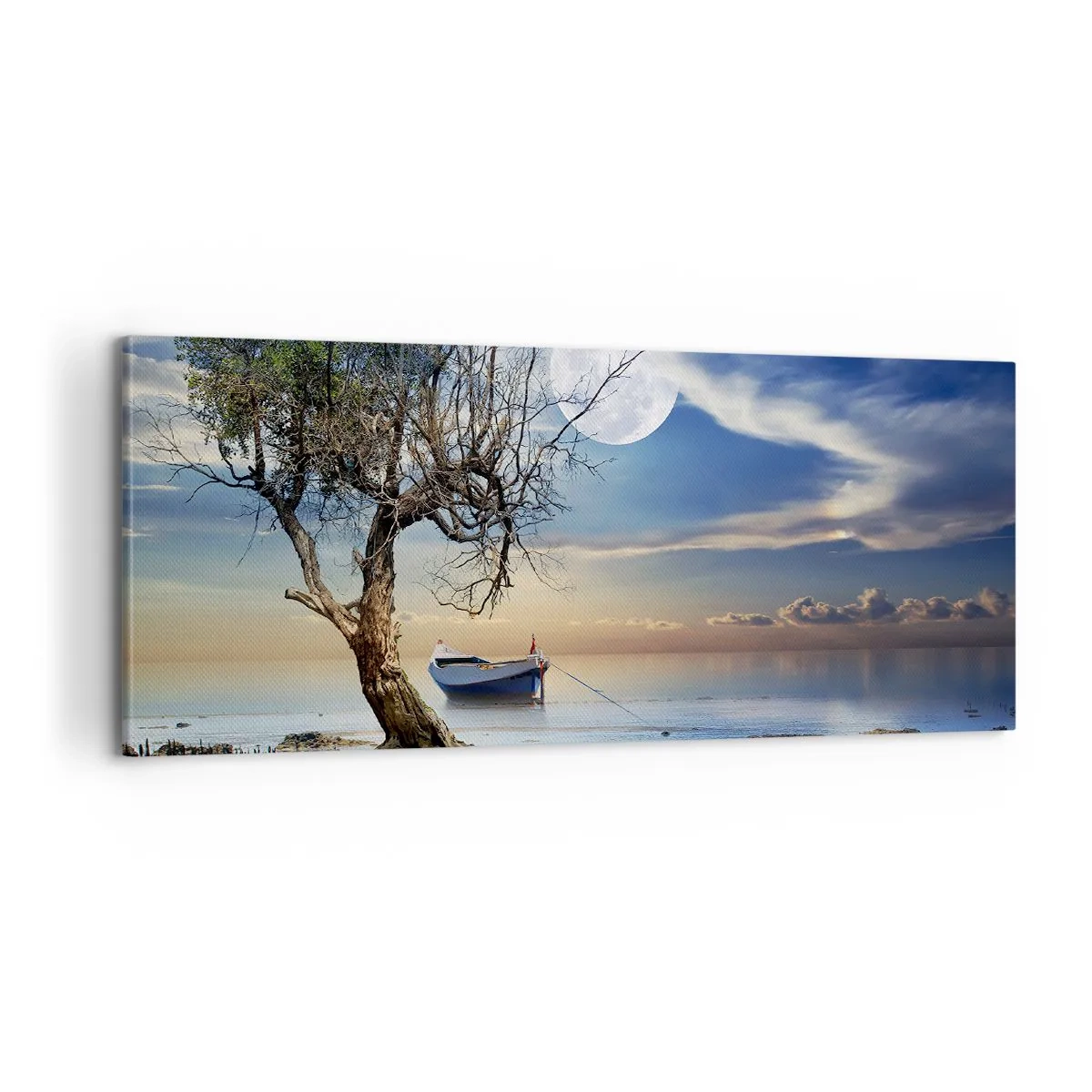 Quadro em tela - É este o fim ou o começo? - 100x40 cm