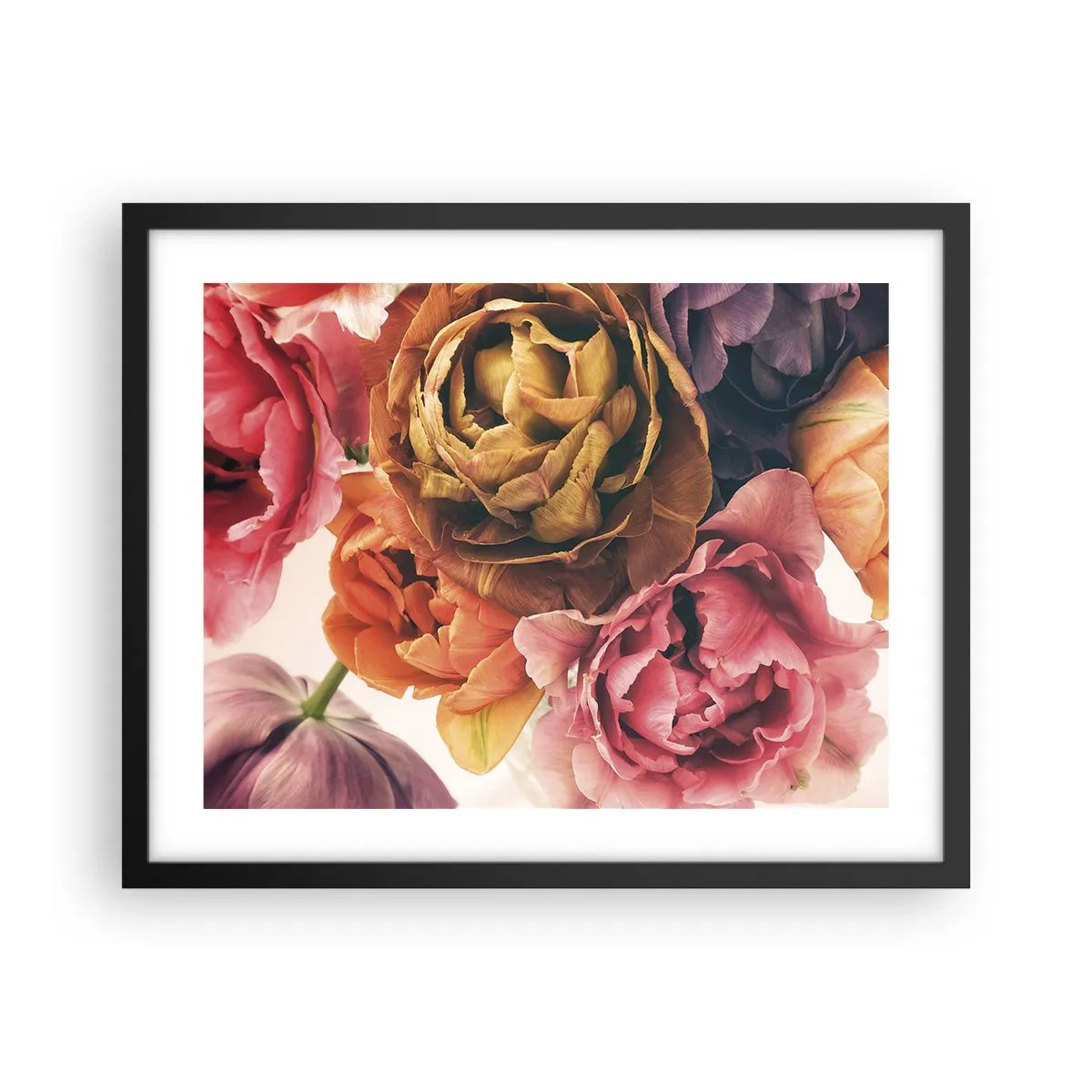 Pôster com moldura preta - Celebração da vida - 50x40 cm