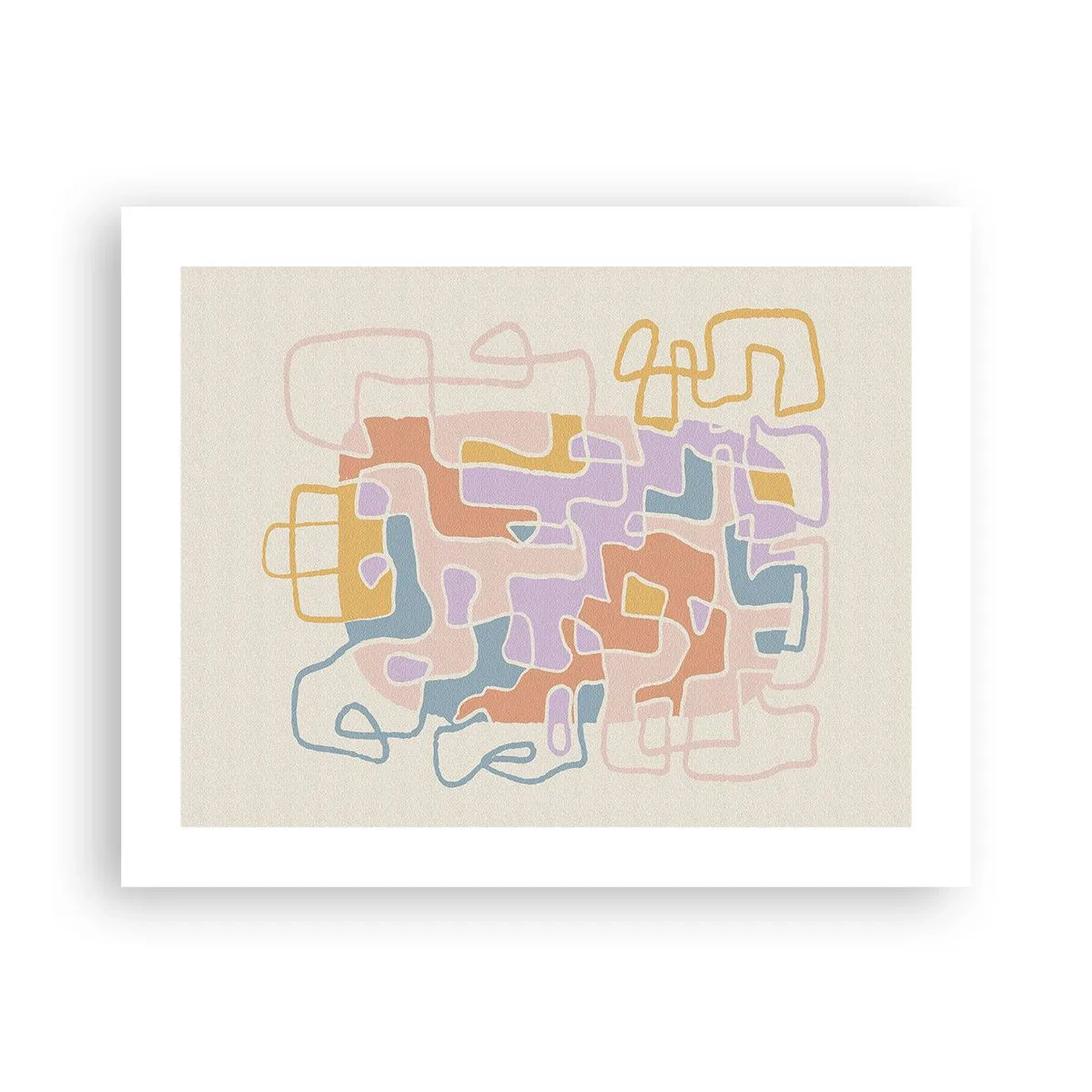 Pôster - Labirinto – uma aventura alegre - 50x40 cm