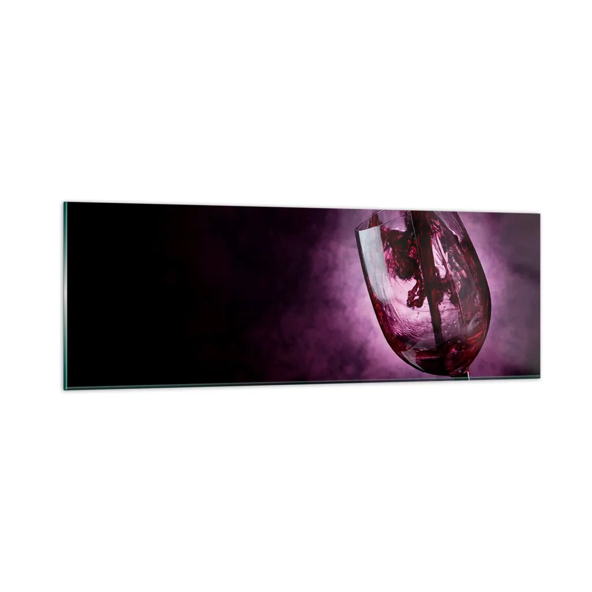 Quadro em vidro - Escarlate? Carmim? Não, rubi. - 90x30 cm