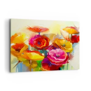 Quadro em tela - Não só vermelho - 100x70 cm