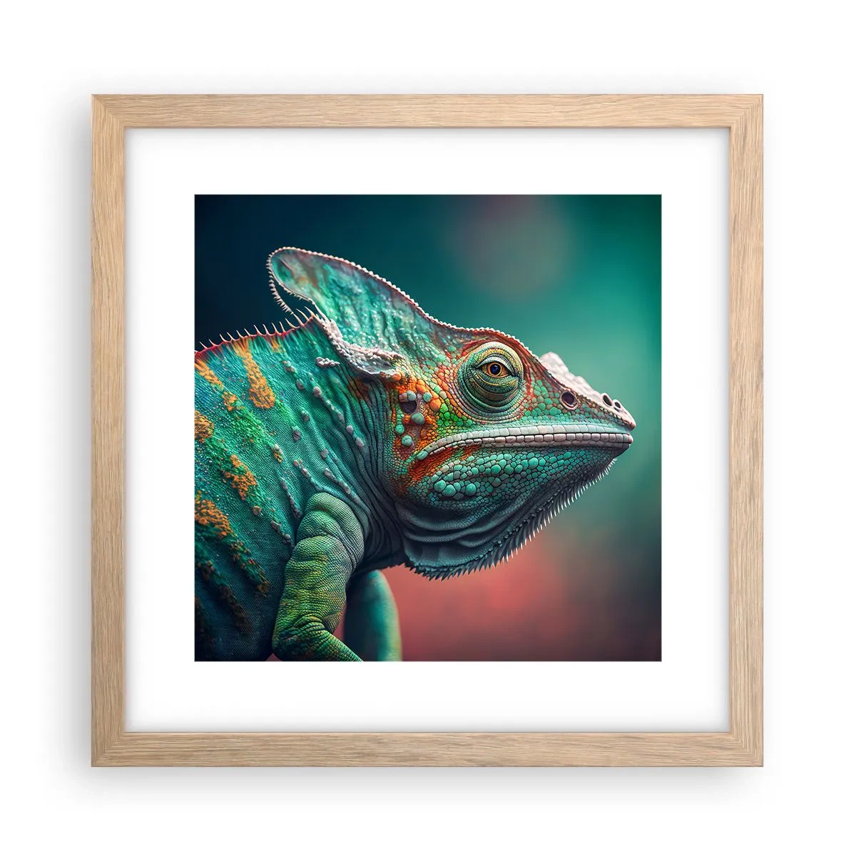 Pôster com moldura de carvalho claro - Estás a ver-me? Isso não é bom… - 30x30 cm