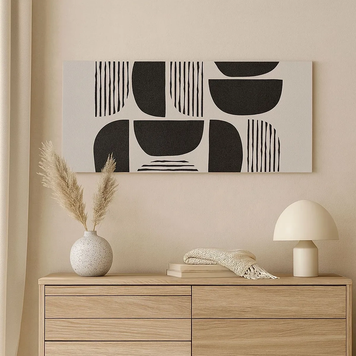 Quadro em tela - Ofertas indiferentes - 100x40 cm