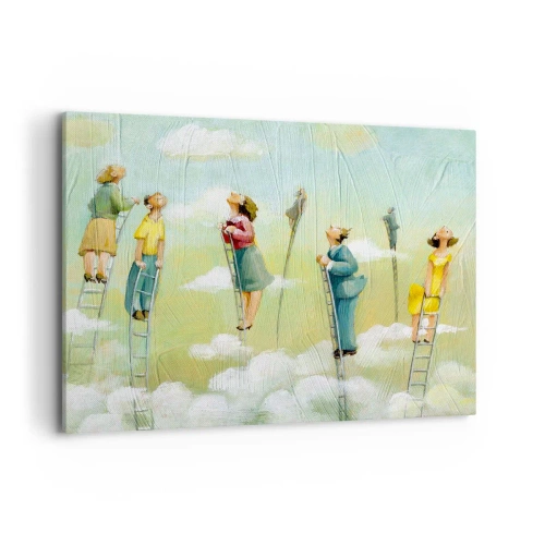 Quadro em tela - Por trás do seu sonho - 100x70 cm