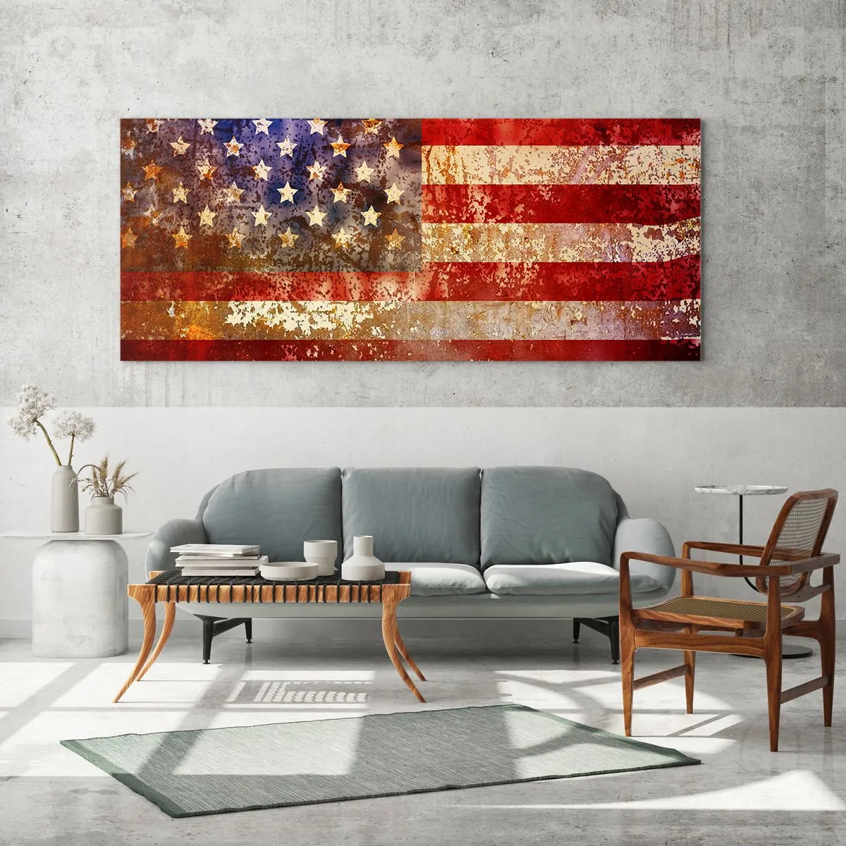 Quadro em vidro - A glória não será esquecida - 100x40 cm