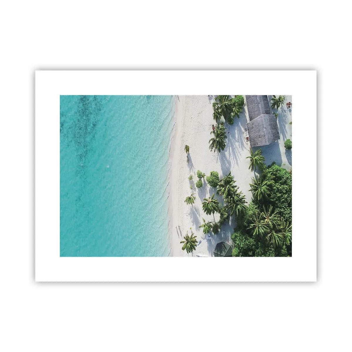 Pôster - Férias no paraíso - 40x30 cm