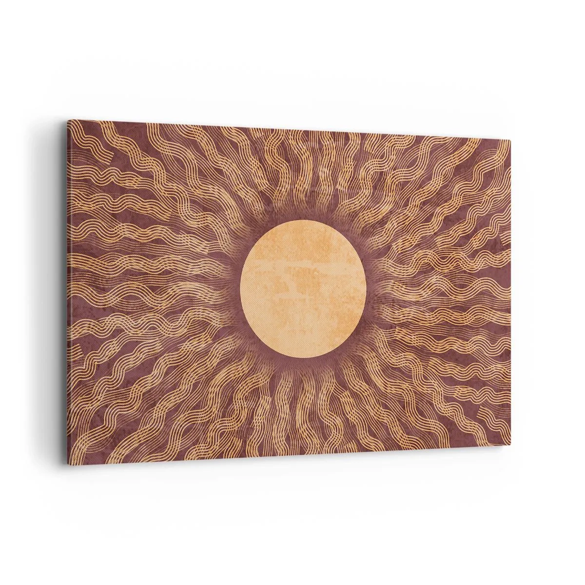 Quadro em tela - Ícone do sol - 120x80 cm