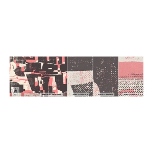 Amostra de papel de parede Premium Canvas - Todo esse barulho - Colagem, Idoso, Pedaço - 100x30 cm