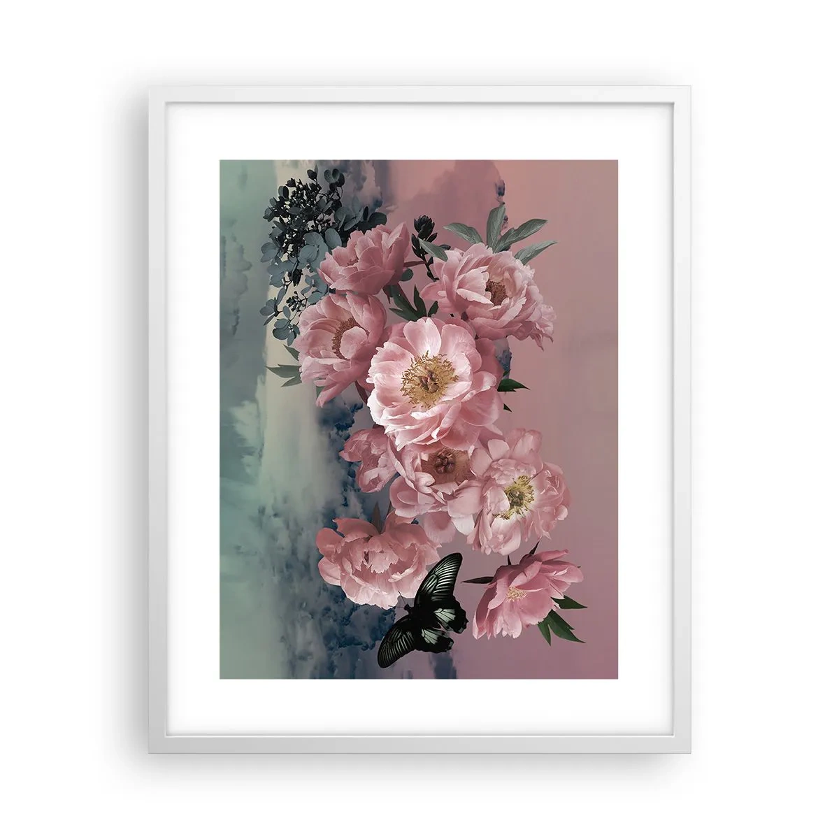 Pôster em moldura branca - O auge do romantismo - 40x50 cm