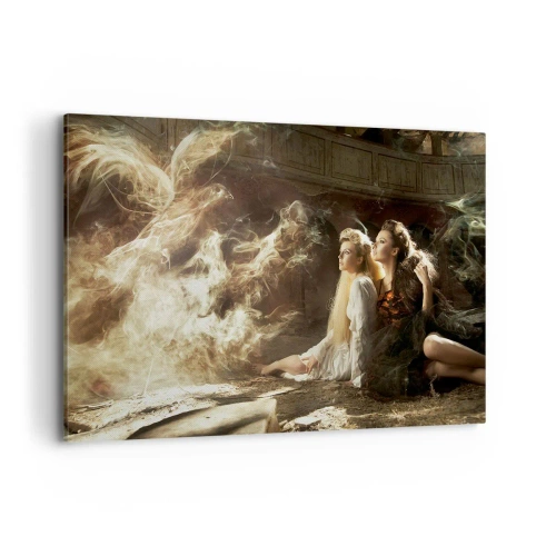 Quadro em tela - E a poesia nasceu - 120x80 cm