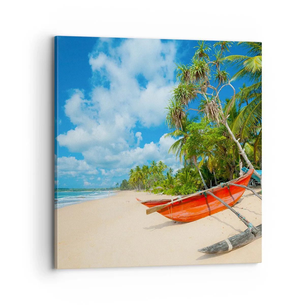Quadro em tela - O encanto dos trópicos - 70x70 cm