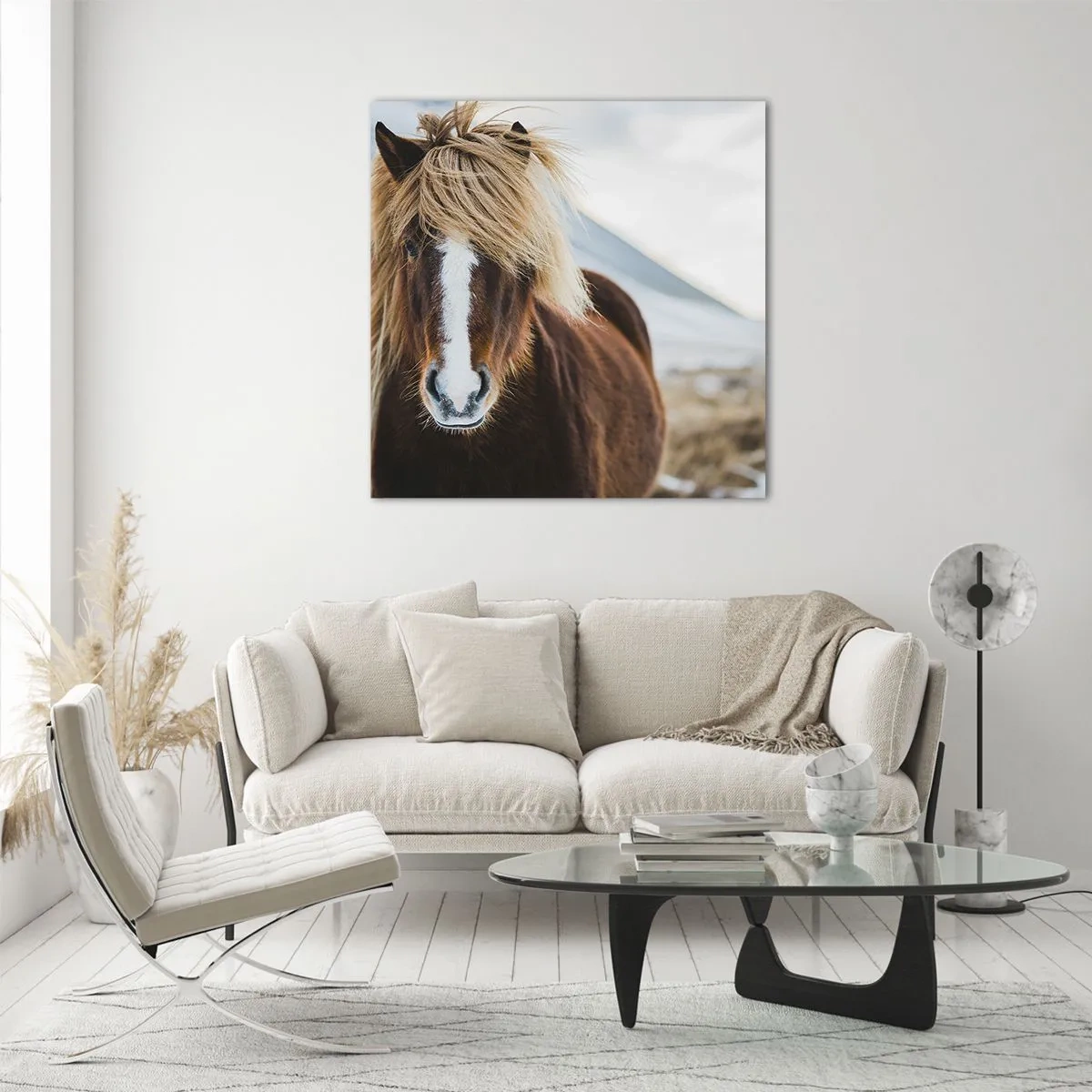 Quadro em vidro - Sentes a liberdade? - 60x60 cm