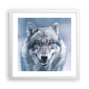 Pôster em moldura branca - Vai aceitar o desafio? - 40x40 cm