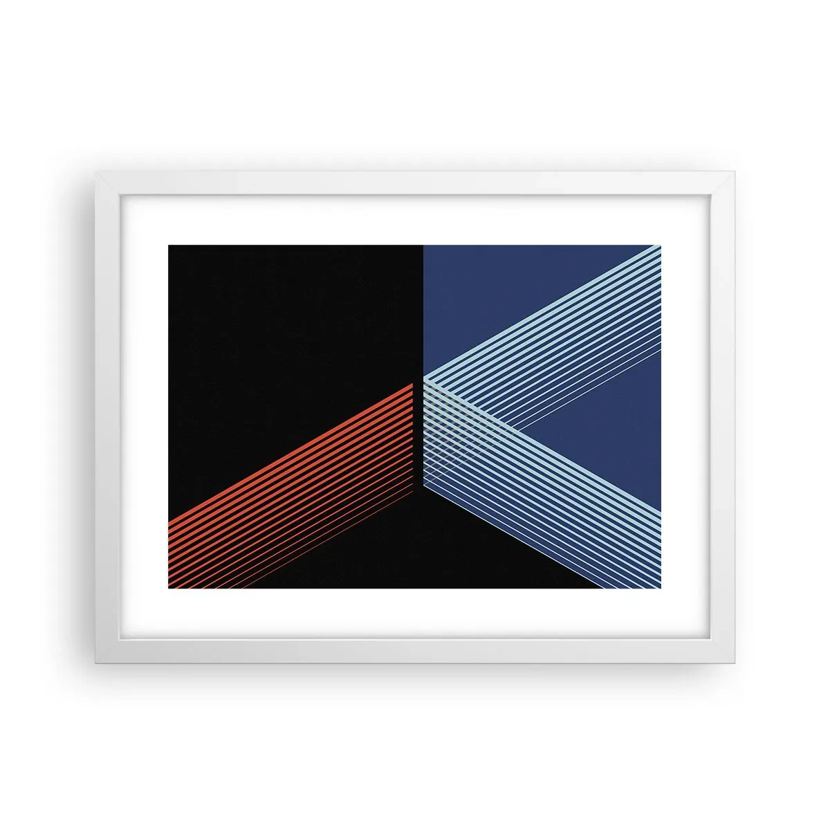 Pôster em moldura branca - Uma história simples - 40x30 cm