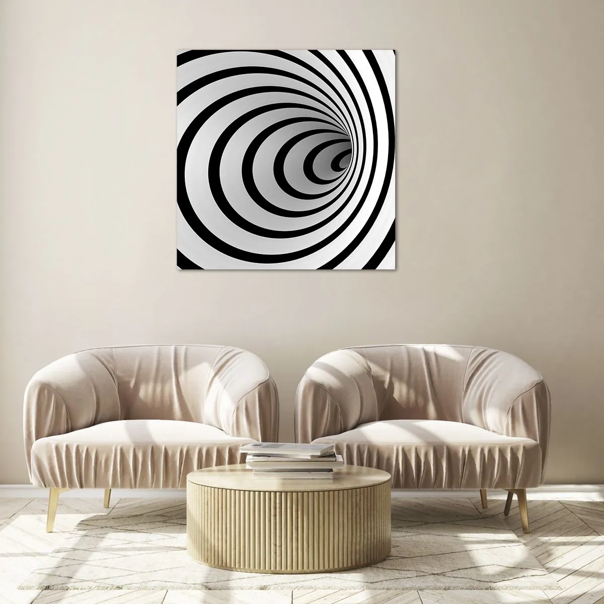 Quadro em vidro - Também não resiste? - 70x70 cm