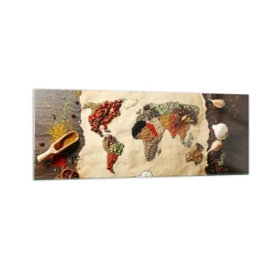 Quadro em vidro - Todos os gostos do mundo - 140x50 cm