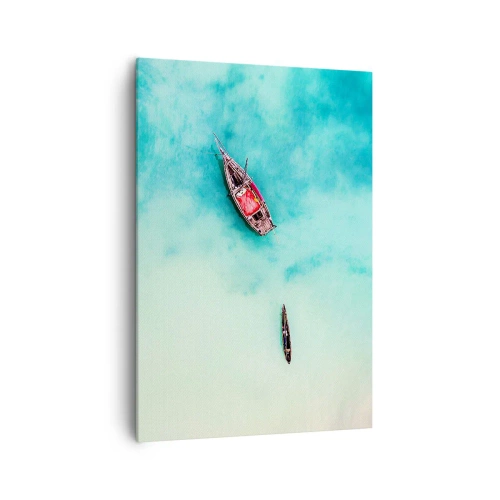 Quadro em tela - As praias de Zanzibar - 70x100 cm