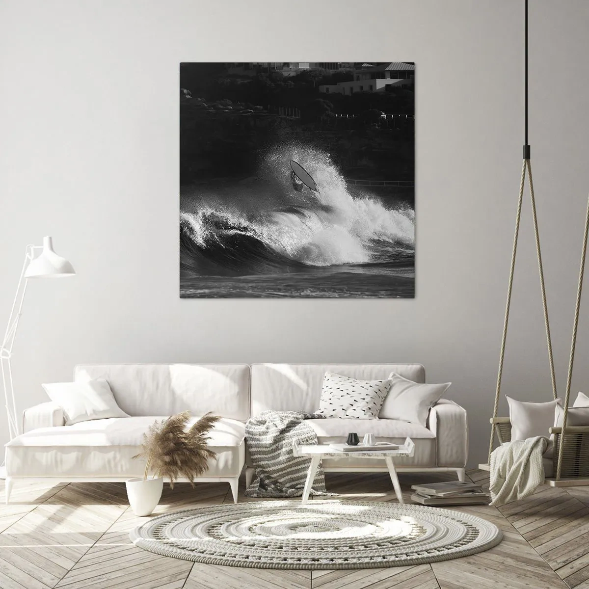 Quadro em tela - Desafio aceito! - 60x60 cm